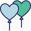 Decoration Balloon Heart Balloon Party Balloon Icon