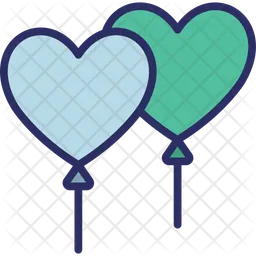 Birthday balloons  Icon