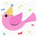 Sparrow Birthday Bird Flaying Bird Icon