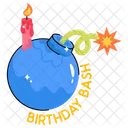 Birthday Party Colorful Icon
