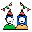 Birthday Boy And Girl Birthday Guy Birthday Childs Icon