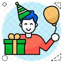 Birthday boy  Icon