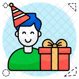 Birthday boy  Icon