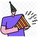 Birthday Boy Confetti Birthday Icon