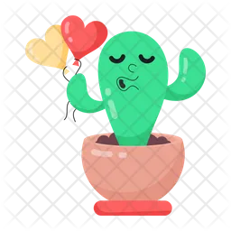 Birthday Cactus  Icon