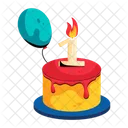Birthday Cake Birthday Celebration Birthday Dessert Icône