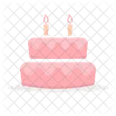 Cake Birthday Candle Icon