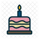 Birthday Cake Cake Candle Icon