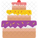 Birthday Cake Christmas Cake Party Icon
