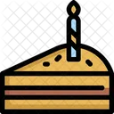 Cake Cheese Piece Icon