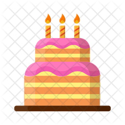 birthday cake icon of flat style available in svg png eps ai icon fonts iconscout