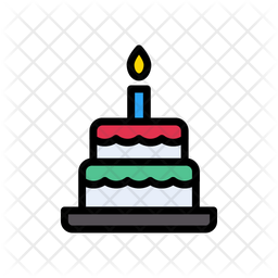 Download Free Birthday Cake Icon Of Colored Outline Style Available In Svg Png Eps Ai Icon Fonts