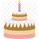 Birthday cake  Icône