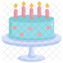 Cake Dessert Candle Icon