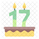 Cake Candle Birthday Icon