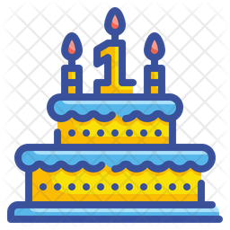 Download Free Birthday Cake Icon Of Colored Outline Style Available In Svg Png Eps Ai Icon Fonts