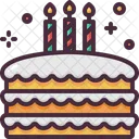 Birthday Cake Birthday Cake Icône