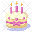 Birthday Cake Celebration Party Icon