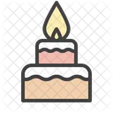 Cake Pie Candles Icon