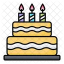 Birthday Cake Cake Dessert Icon