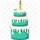 Cake Birthday Candle Icon