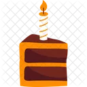 Cake Birthday Candle Icon