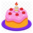 Birthday Cake Candle Cake Birthday Food Icon