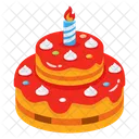 Birthday Cake Tier Cake Birthday Food Icon