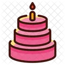 Birthday Cake Anniversary Wedding Icon