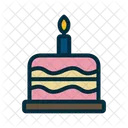 Birthday Cake Cake Candle Icon