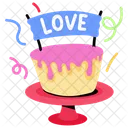 Party Cake Birthday Cake Dessert Icon