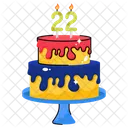 Sweet Baked Cake Icon