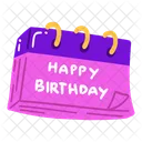 Birthday calendar  Icon