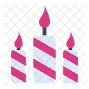 Birthday Candle Celebration Flame Icon