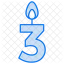 Birthday candle  Icon