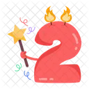 Birthday Candle  Icon