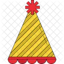 Party Cap Birthday Clown Birthday Cone Hat Icon