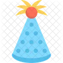 Birthday Cap Party Cap Cone Hat Icon