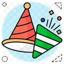 Birthday cap  Icon