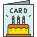 생일 카드  아이콘