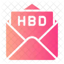 생일 카드 HBD 카드 생일 및 파티 아이콘