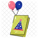 Birthday Party Card Icon