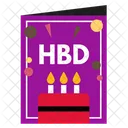 Birthday Card  Icon