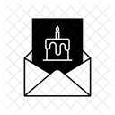 Birthday Card Greeting Wish Icon