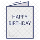 Birthday Card  Icon