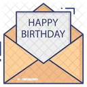 Birthday Card  Icon