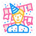 Birthday Celebration Color Icon
