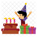 Birthday celebration  Icon