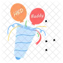 Birthday Celebration Festivities Icon