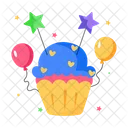 Birthday Cupcake Birthday Muffin Birthday Food 아이콘